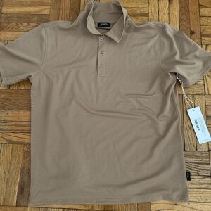 Tan colored Saturdays NYC polo